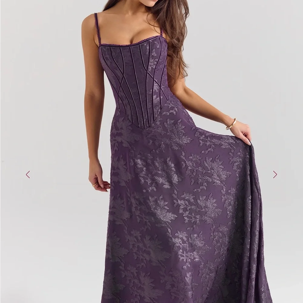 House of CB Esme dress in purple, M - Picture 10 of 10